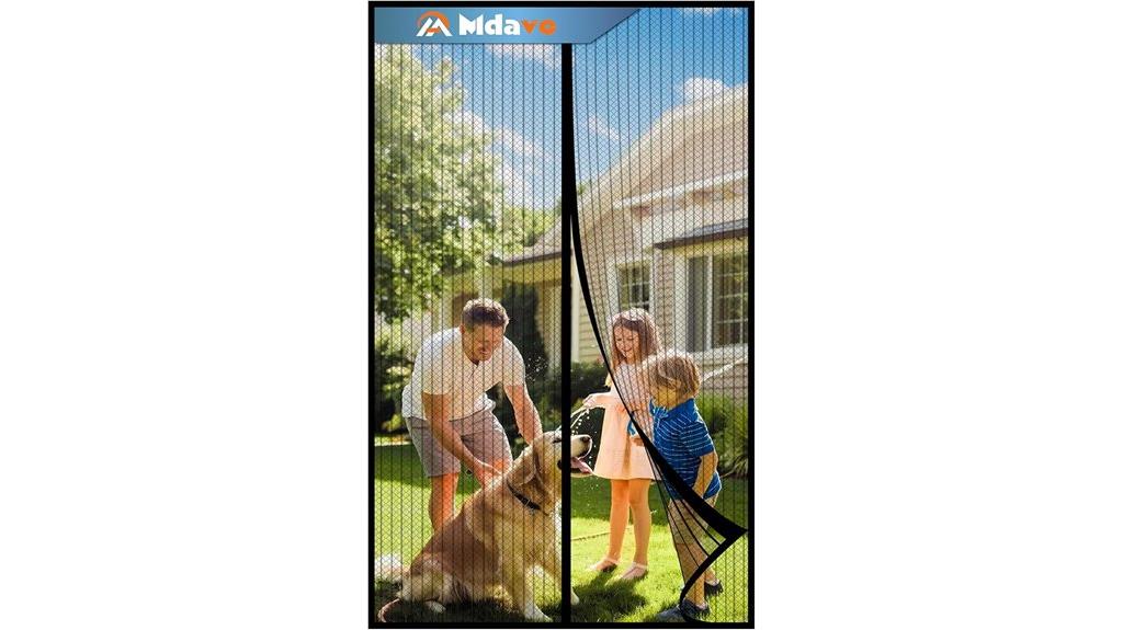 magnetic mesh door screen