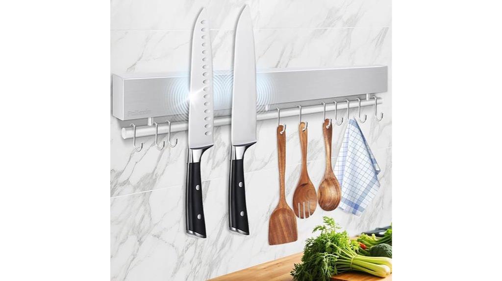 magnetic wall knife rack