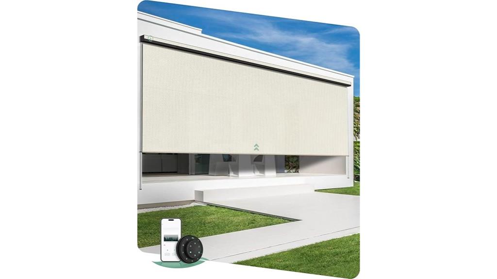 motorized patio outdoor shades