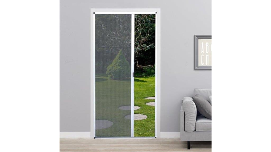 no drill aluminum screen door