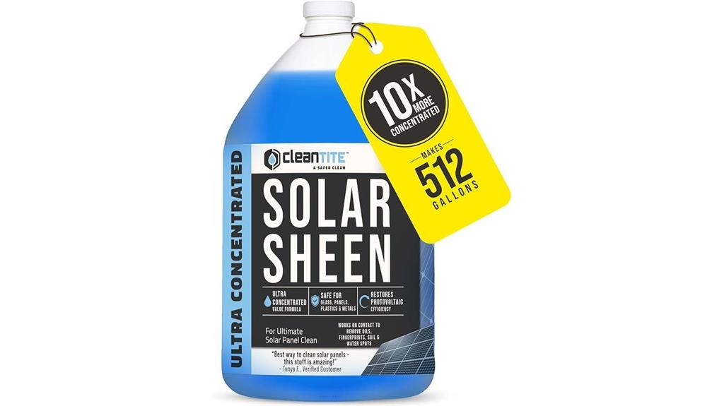 one gallon solar panel cleaner