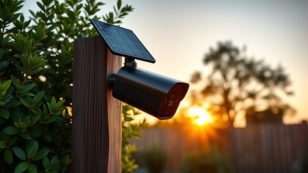 outdoor solar camera considerations
