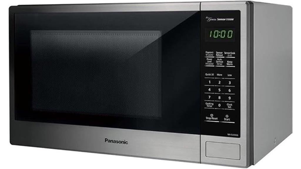 panasonic stainless steel microwave