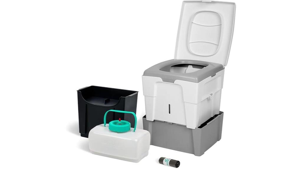 portable camping composting toilet
