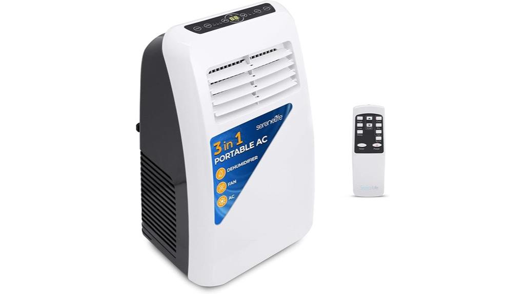portable cooling and dehumidifying