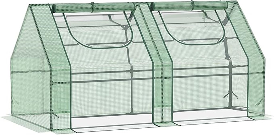 portable greenhouse dimensions