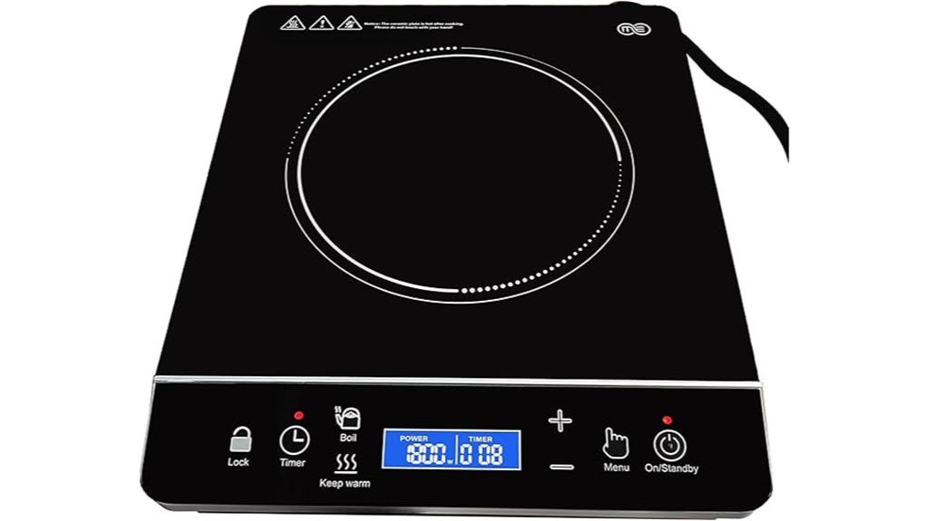 portable induction cooktop with touch
