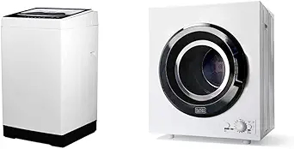 portable laundry appliance bundle
