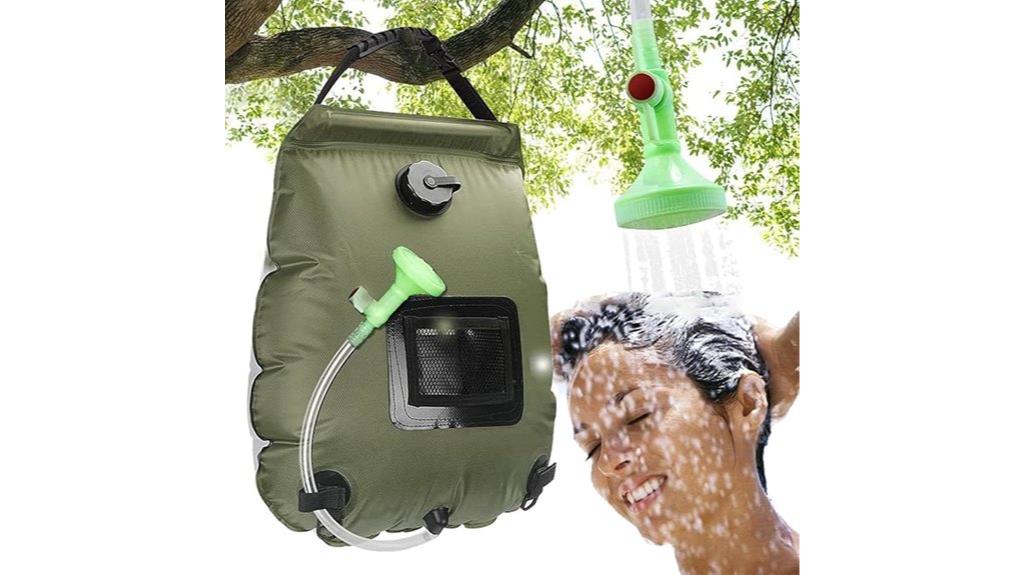 portable solar shower