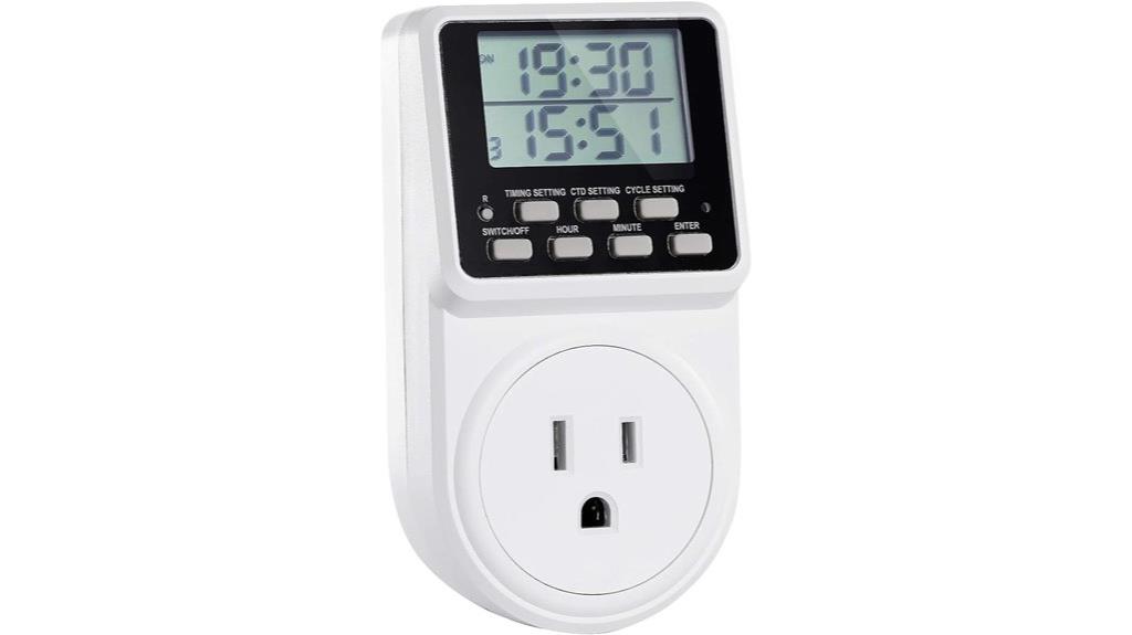 programmable electrical outlet timer