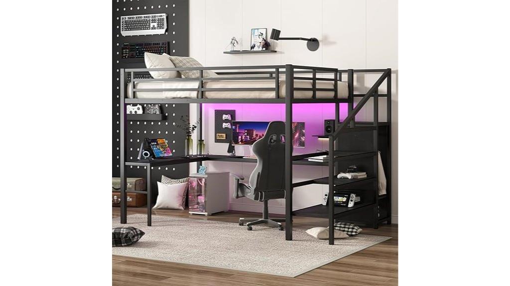 queen sized loft bed