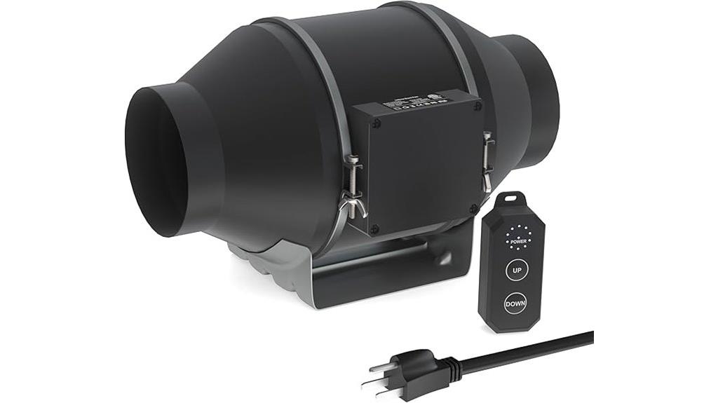 quiet inline duct fan