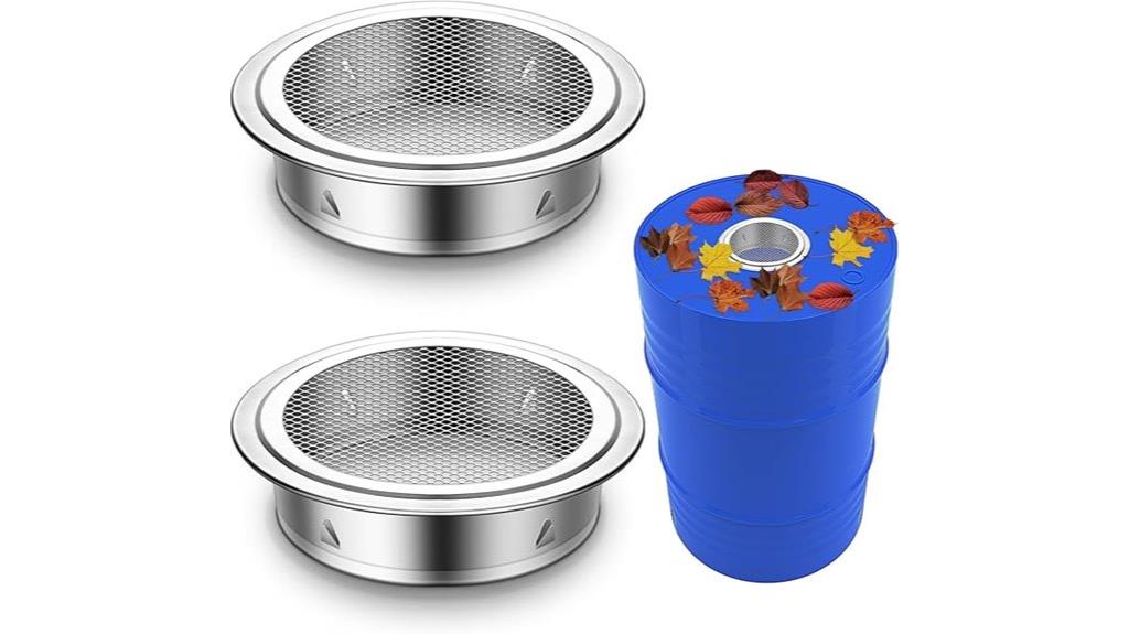 rain barrel screen set
