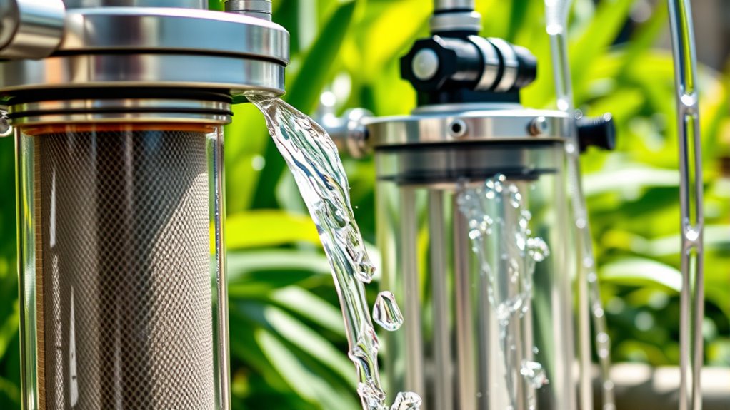 rainwater filtration systems selection