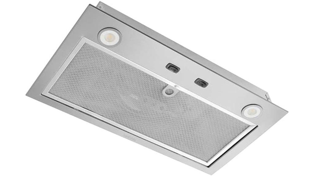 range hood insert power