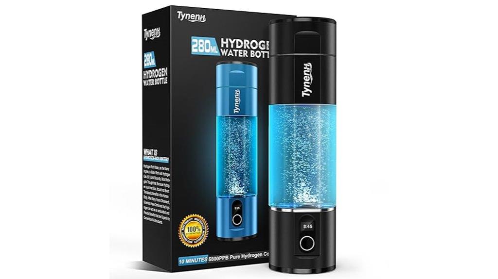 rechargeable portable hydrogen bottle