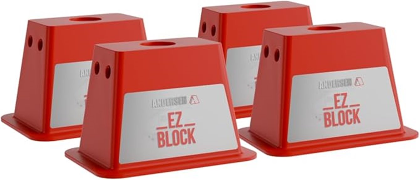 rv leveling wedge set