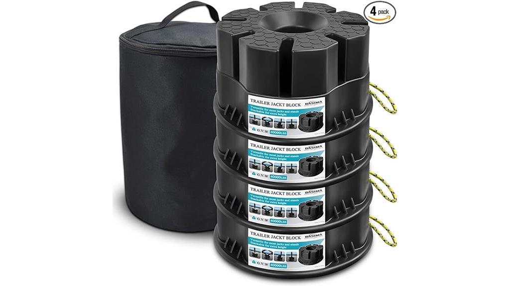 rv trailer jack blocks