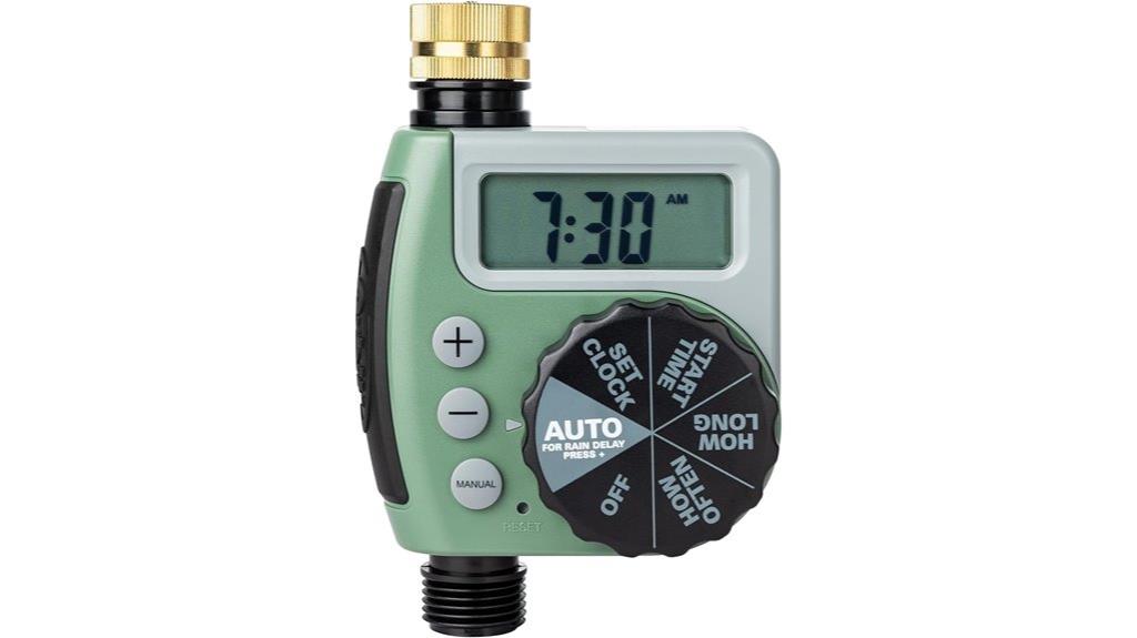 single dial hose timer