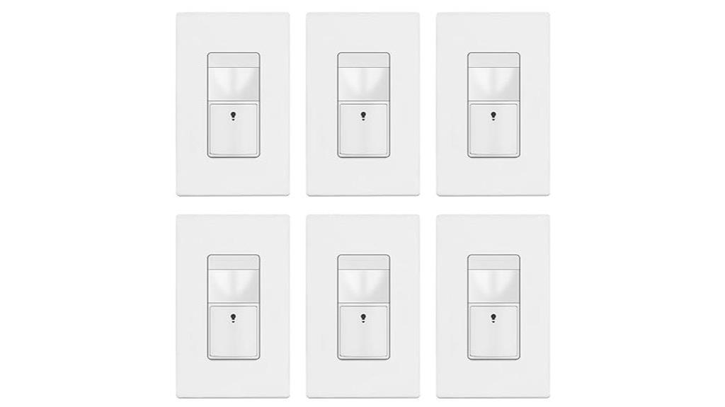 six pack motion sensor switches