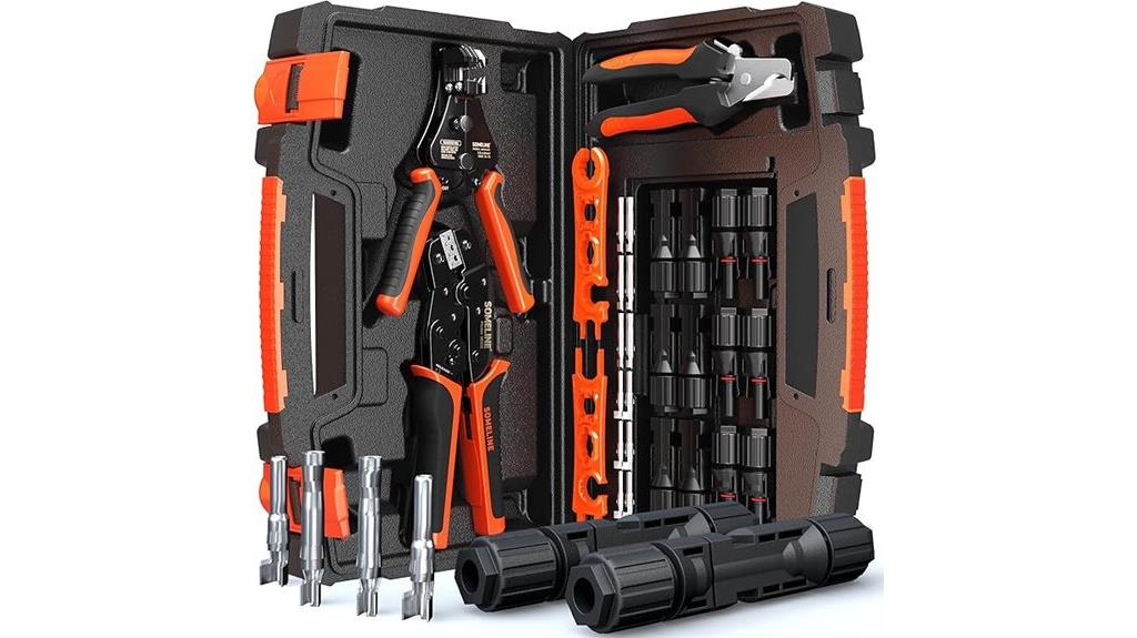 solar connector crimping kit