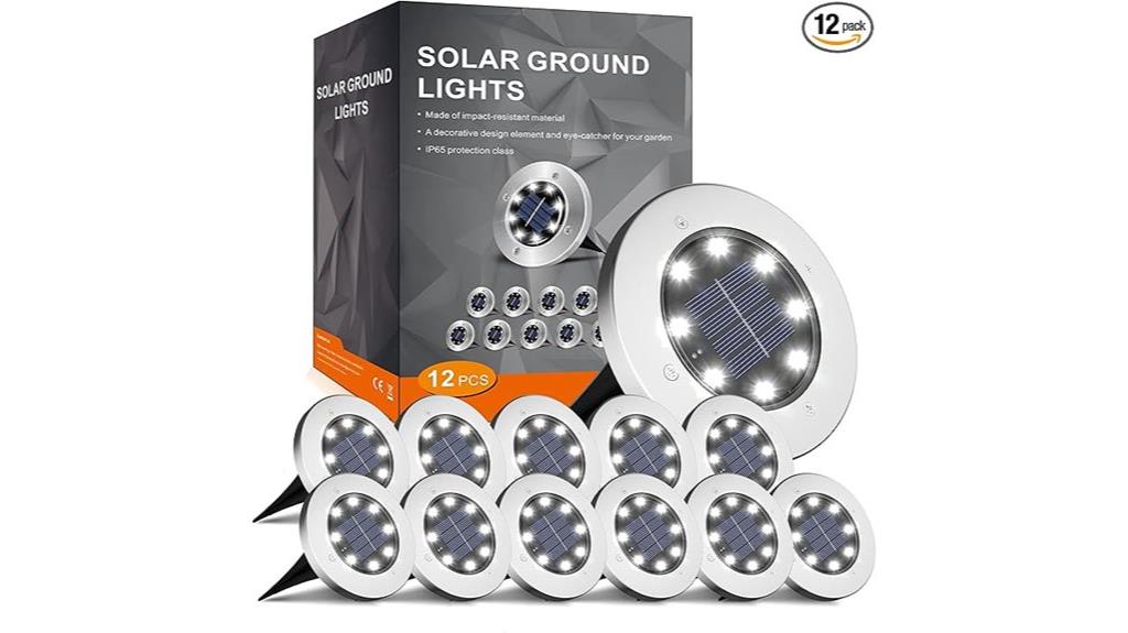 solar garden pathway lights