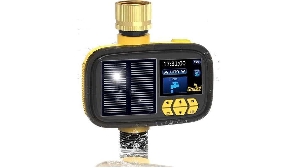 solar powered garden sprinkler