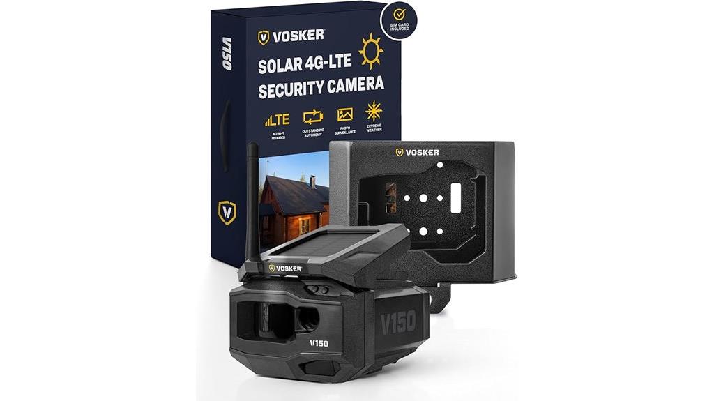 solar powered lte security camera