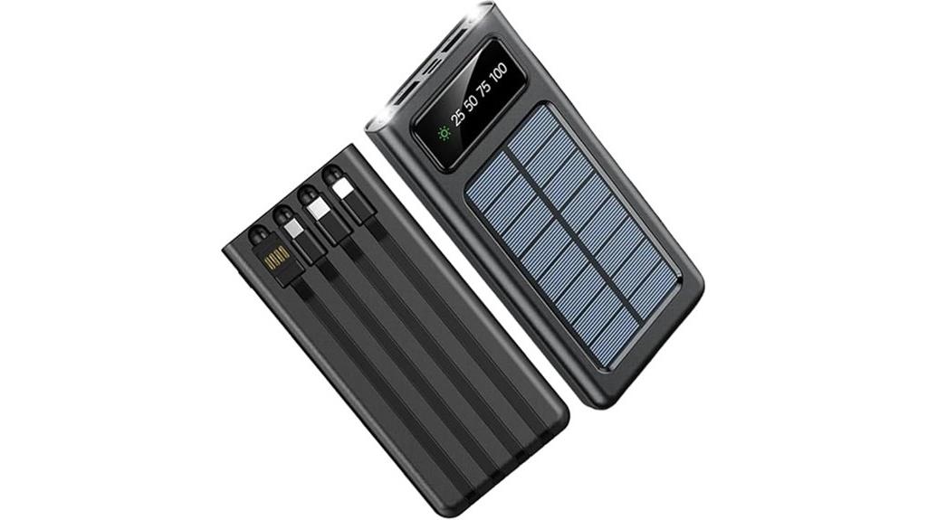 solar powered portable battery