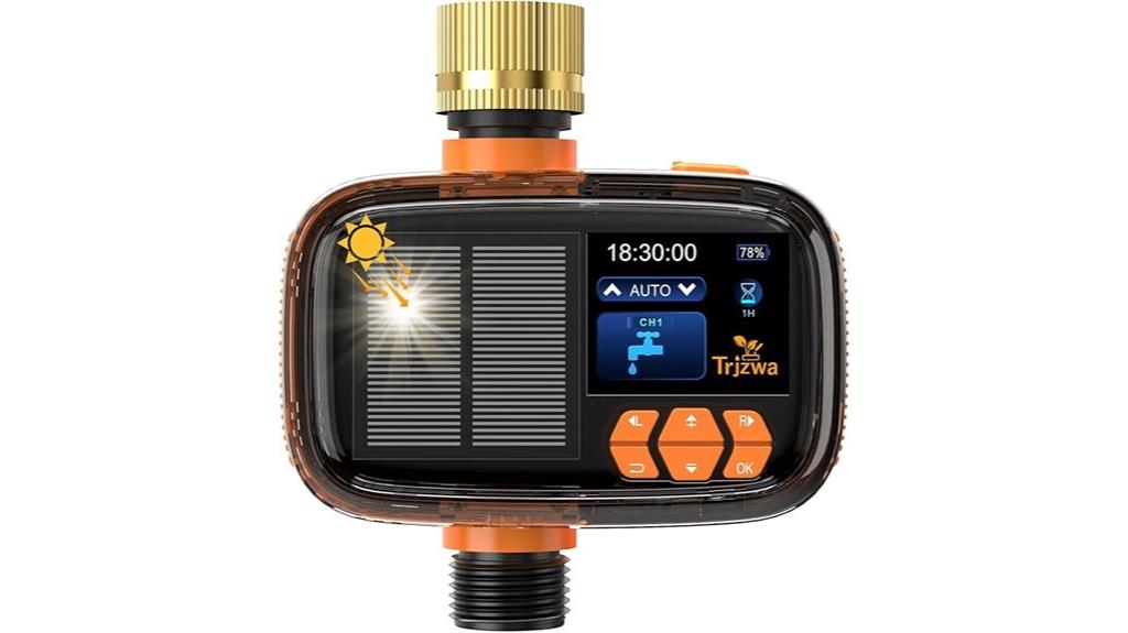 solar powered sprinkler timer