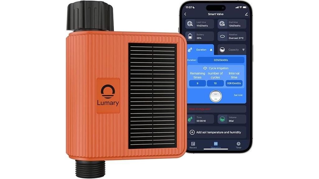 solar wifi sprinkler timer