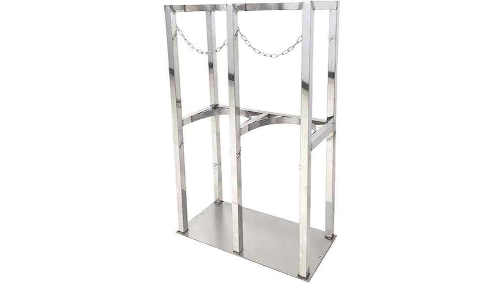 stainless steel cylinder rack