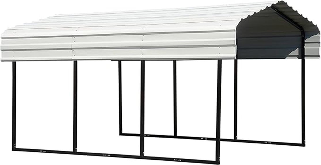 steel roof carport