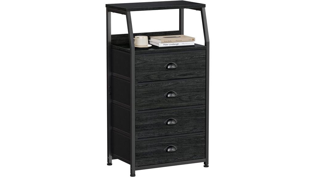 tall four drawer dresser