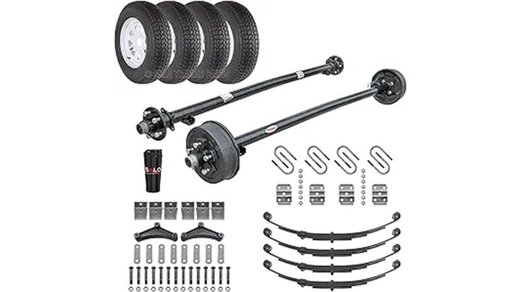 tandem 3 500 lb axle