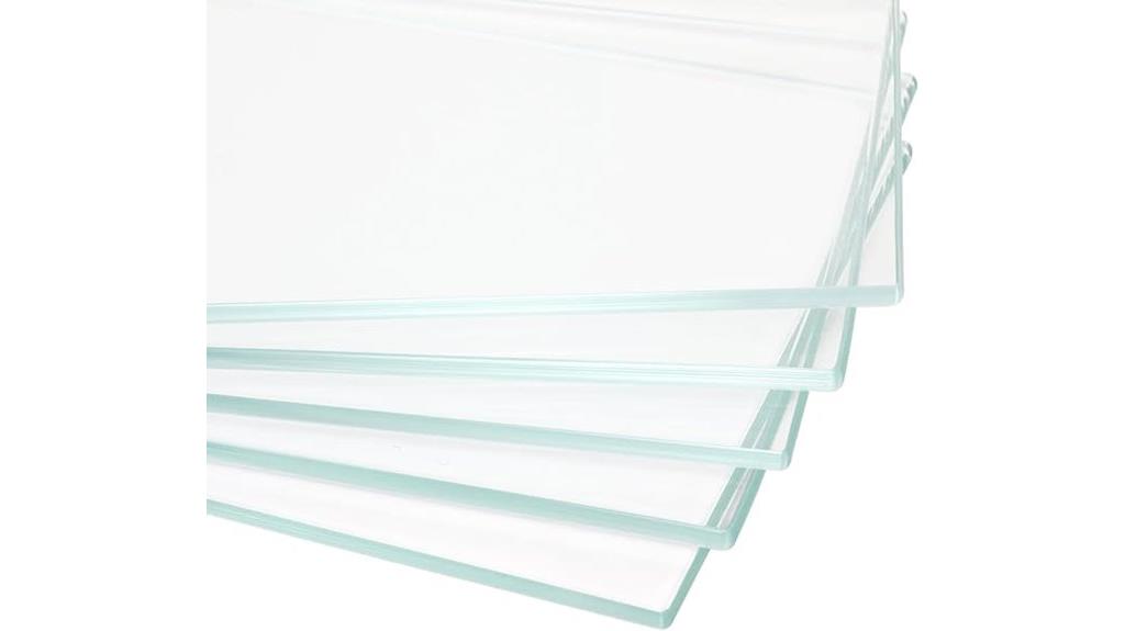 tempered glass shelf set