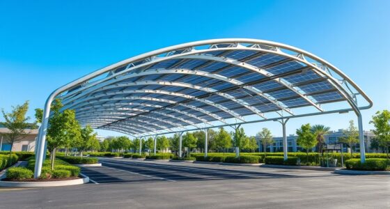 top aluminum solar carports