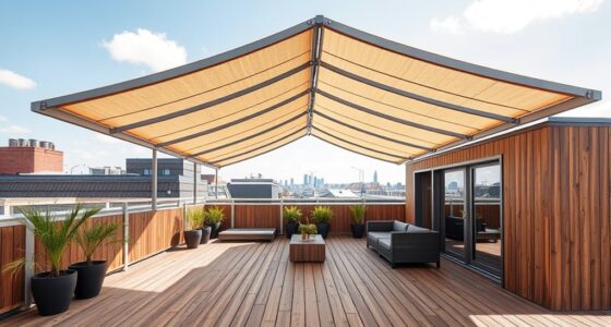 top foldable roof decks