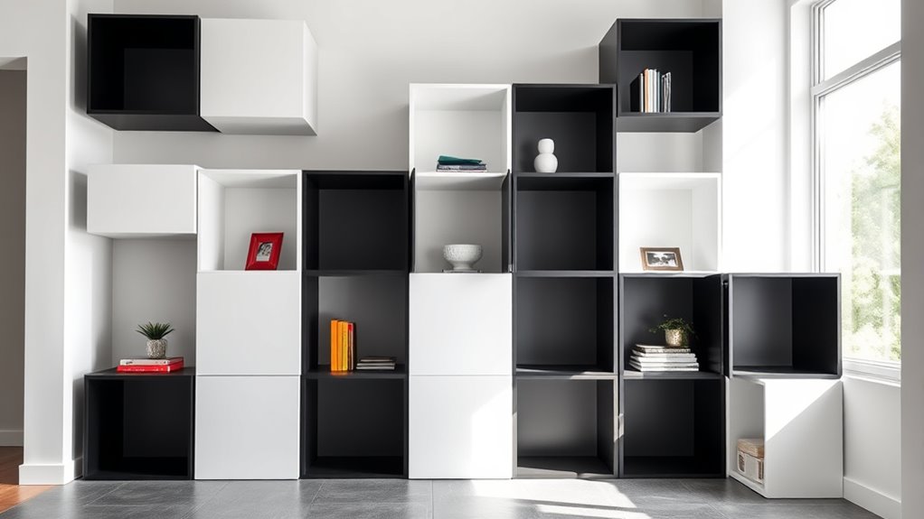 top modular cube shelves