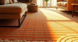 top radiant heating mats