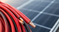 top red black 10 awg solar wires