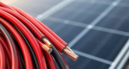 top red black 10 awg solar wires