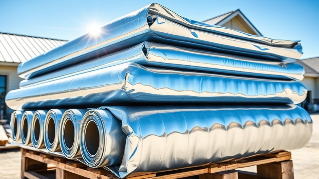 top reflective barrier rolls