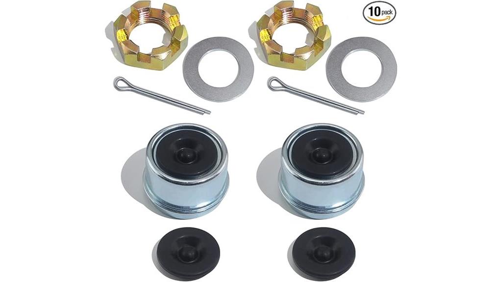 trailer axle nut kit