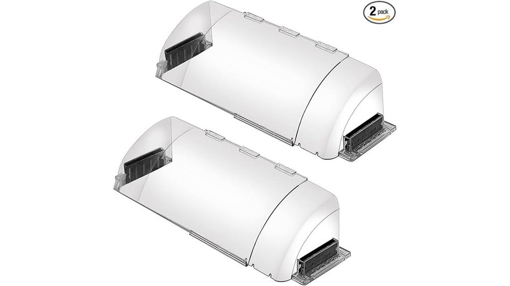 two vent deflector pack