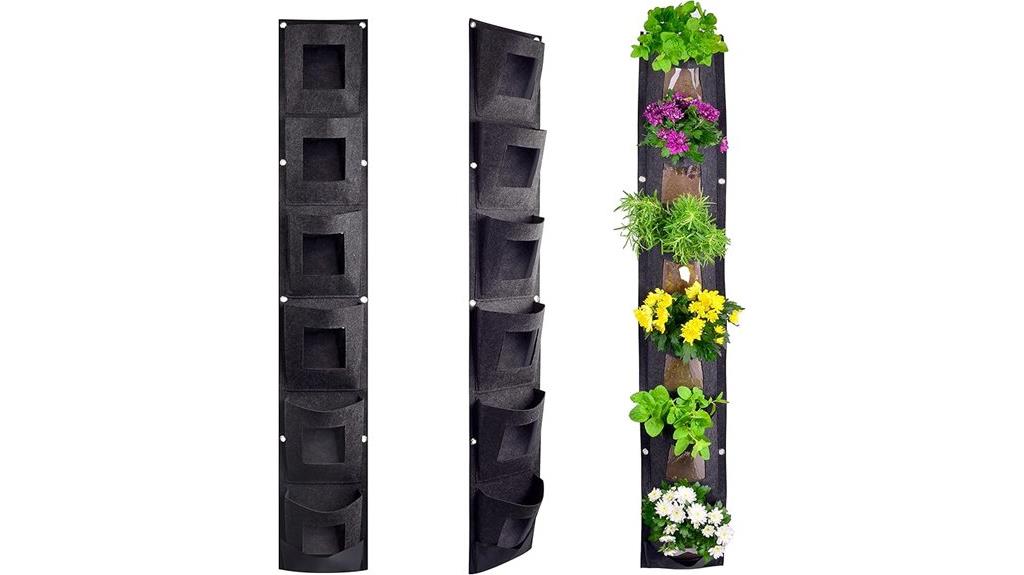 vertical garden hanging planters