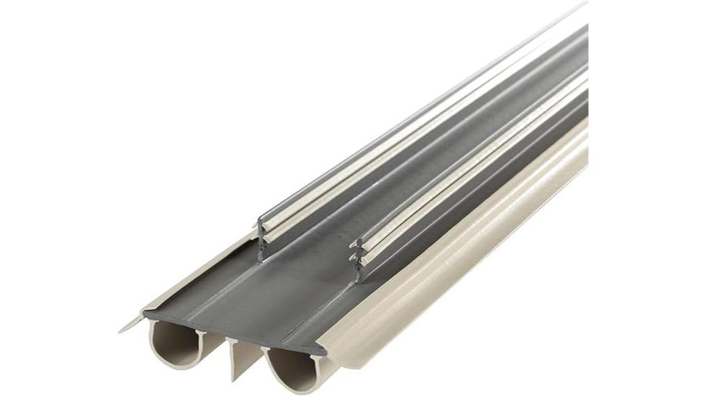 vinyl door seal beige