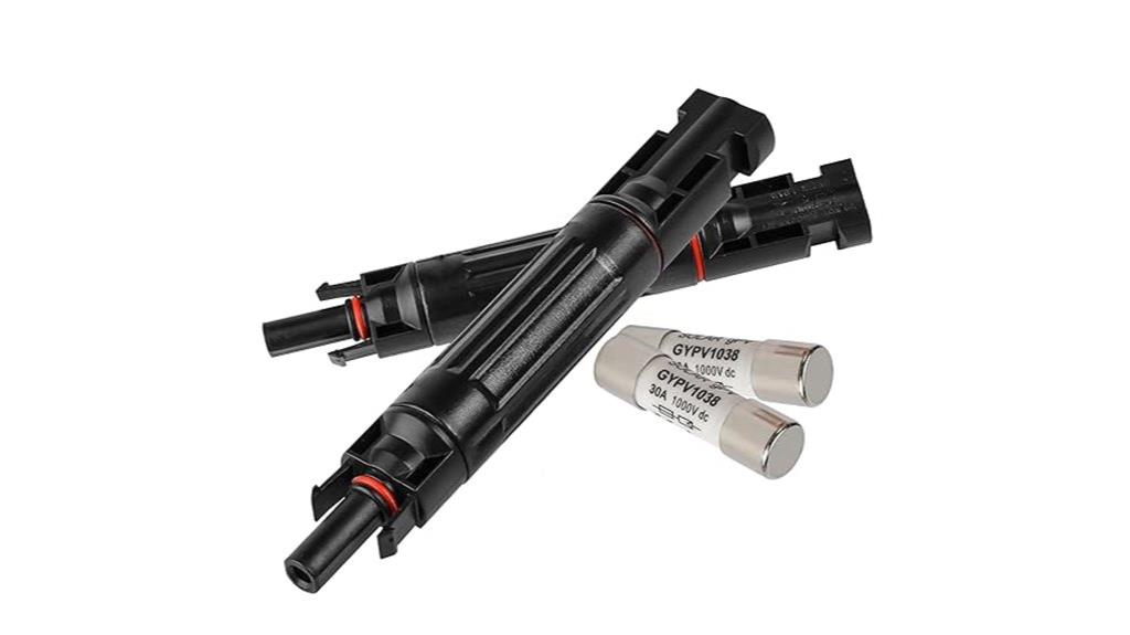 waterproof solar fuse connectors