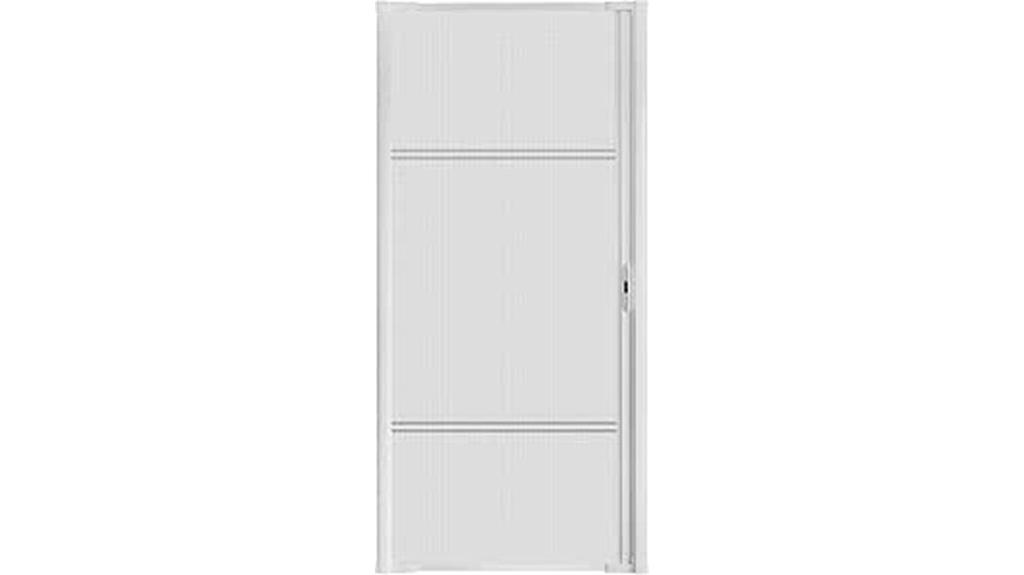 white 36x80 retractable screen