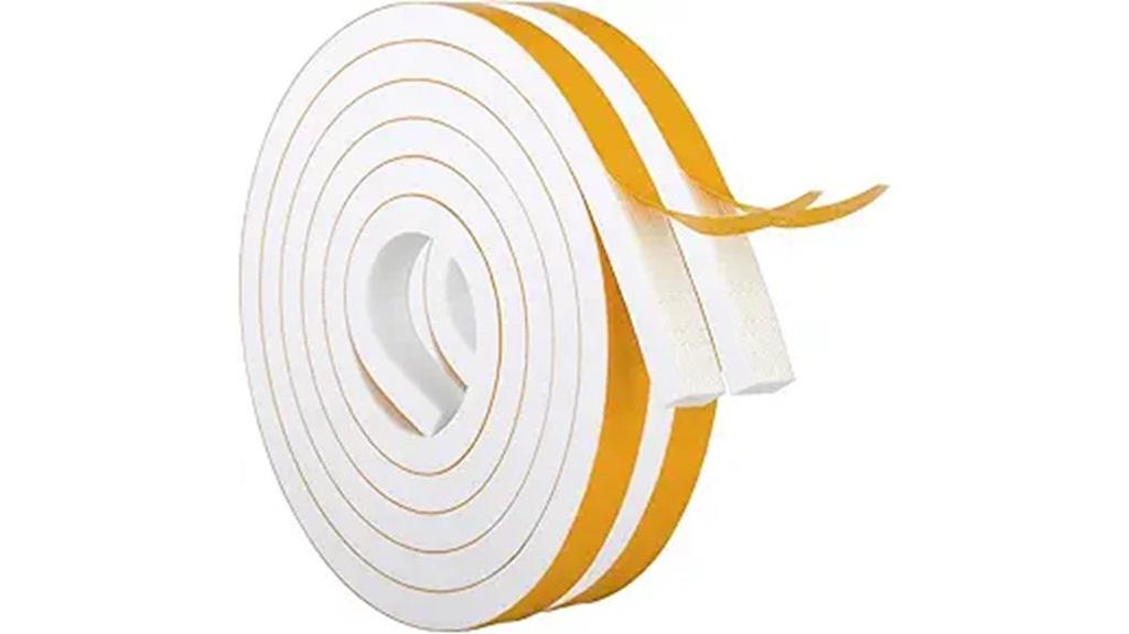 white foam weather stripping